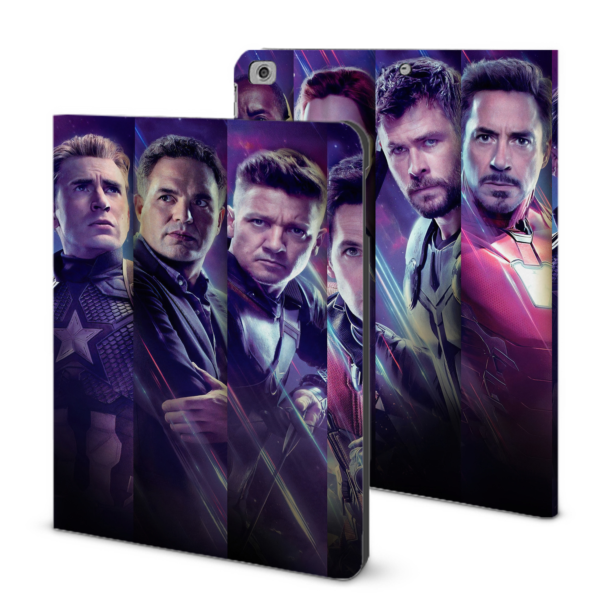 （画像用） アベンジャーズ The Avengers IPad ケース ブック型 PUレザー TPU 耐衝撃 軽量 薄型 ペン収納なし 全面保護 IPad 各モデル対応